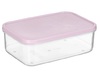 Контейнер для продуктов "Modena" прямоугольный 1л с гибкой крышкой (светло-розовый) 221110407/0399
