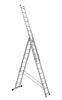Лестница-трансформер трехсекционная алюминиевая 3*12 (3,37/5,32/7,28 м.  15,5 кг.) SKALA SC 3012 SC