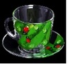 Набор чайный 4пр Дуэт Живая природа.Зеленый лист 2222-Д-зел. лист/жп (6)