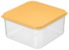 Контейнер д/продуктов "Modena" квадратный 1,2л с гибкой крышкой бледно-желтый 221110204/ПХ (11)