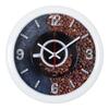 Часы настенные круг d=29см, корпус белый Время для кофе "Рубин" 6026-009