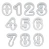 Набор форм для печенья "Знаменательные Даты" - 9 цифр, 3,5x4,5см DH80-227