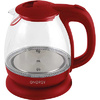 Электрический чайник 1л  стекло, пластик цвет красный ENERGY E-296 005216 (8)