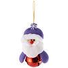 Украшение подвесное "Снеговик колокольчик" цвет фиолетовый 103196