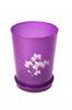 3,5л Горшок цв. д/орхидеи "Декор" (прозрачно-фиолет.) (уп.20) М7546